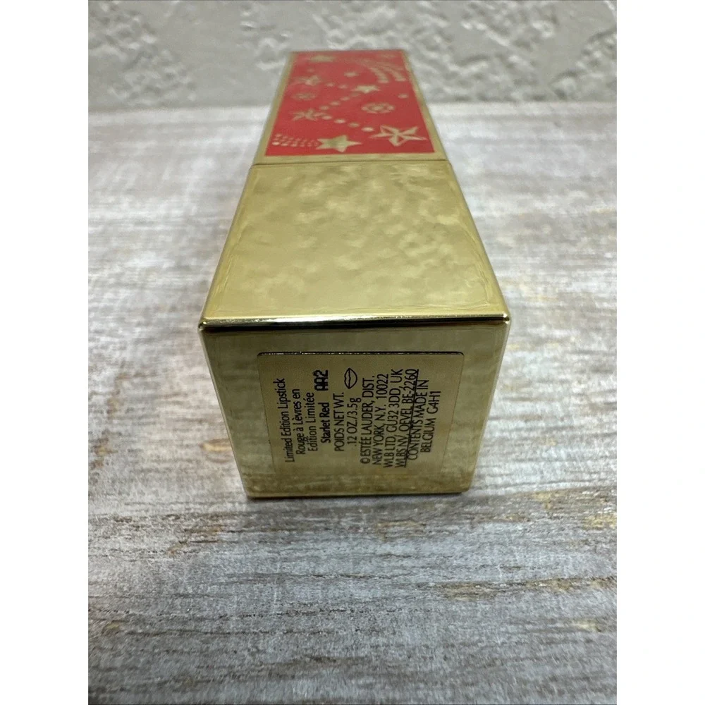 $9 🌙 Estee Lauder Limited Edition Pure Color Lipstick STARLET RED FULL SZ
